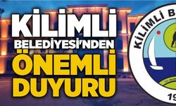 Kilimli Belediyesi'nden önemli duyuru