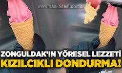 Kızılcıklı dondurma vatandaşlarla buluştu