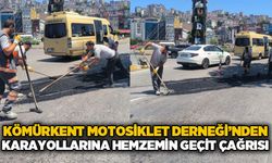 Kömürkent Motosiklet Derneği’nden hemzemin geçitler için Karayolları'na çağrı
