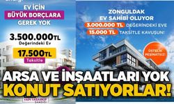 Arsa ve inşaatları yok konut satıyorlar!
