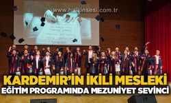 KARDEMİR'in ikili mesleki eğitim programında ikinci mezuniyet sevinci