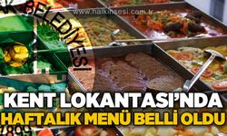 Zonguldak Belediyesi Kent Lokantası'nın haftalık menüsü açıklandı