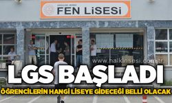 LGS başladı: Öğrencilerin hangi liseye gideceği belli olacak