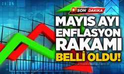 Mayıs ayı enflasyon rakamı belli oldu!