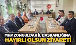 MHP Zonguldak İl Başkanlığına hayırlı olsun ziyareti