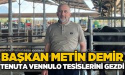 ZTSO Başkanı Metin Demir Tenuta Vannulo tesislerini inceledi