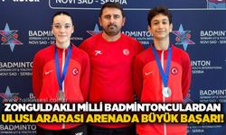 Zonguldaklı Milli Badmintonculardan Uluslararası arenada büyük başarı!