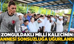 Zonguldaklı Milli futbolcunun annesi sonsuzluğa uğurlandı....