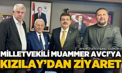 Milletvekili Muammer Avcı’ya Kızılay’dan ziyaret