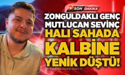 Zonguldaklı genç Mutlucan Sevinç halı sahada kalbine yenik düştü!