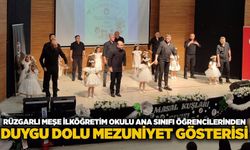 Rüzgarlı Meşe İlköğretim Okulu Ana Sınıfı öğrencilerinden duygu dolu mezuniyet gösterisi