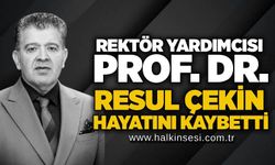 Rektör Yardımcısı Prof. Dr. Resul Çekin hayatını kaybetti