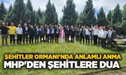Şehitler Ormanı'nda anlamlı anma: MHP'den şehitlere dua