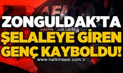 Zonguldak'ta şelaleye giren genç kayboldu!