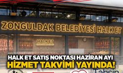 Halk Et satış noktası Haziran ayı hizmet takvimi yayında!