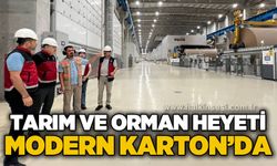 Tarım ve Orman Müdürlüğü'nden Modern Karton Sanayi'ne ziyaret