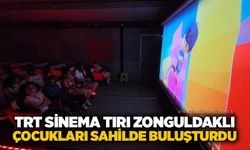 TRT Sinema Tırı Zonguldaklı çocukları sahilde buluşturdu