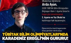 TÜBİTAK Bilim Olimpiyatları’nda Karadeniz Ereğli’nin gururu!