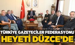 TGF heyeti Düzce'de önemli ziyaretlerde bulundu