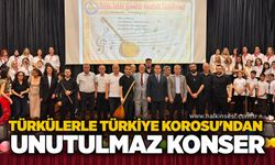 Türkülerle Türkiye Korosu'ndan unutulmaz konser
