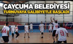 Çaycuma Belediyesi turnuvaya galibiyetle başladı