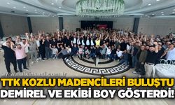 TTK Kozlu madencileri buluştu: Selçuk Demirel ve ekibinden boy gösterisi