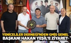 Yeniceliler Derneği’nden GMİS Genel Başkanı Hakan Yeşil’e ziyaret