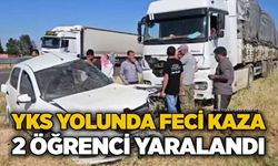YKS yolunda feci kaza: 2 öğrenci yaralandı
