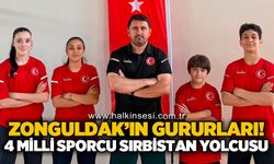 Zonguldak’ın gururları…4 Milli sporcu Sırbistan yolcusu