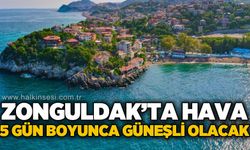 Zonguldak'ta 5 günlük hava durumu: Güneşli hava etkisini sürdürecek