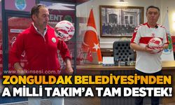 Zonguldak Belediyesi'nden A Milli Takım'a destek videosu