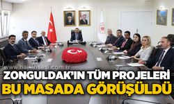 Zonguldak'ın tüm projeleri ve çalışmaları bu masada görüşüldü