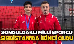Zonguldaklı Milli Sporcu Sırbistan'da ikinci oldu