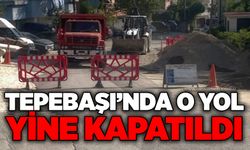 Tepebaşı’nda o yol yine kapatıldı