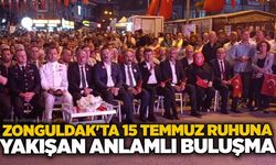 Zonguldak'ta 15 Temmuz ruhuna yakışan anlamlı buluşma