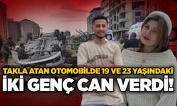 Takla atan otomobilde 19 ve 23 yaşındaki iki genç can verdi!