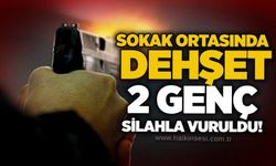 Sokak ortasında dehşet: 2 genç silahla vuruldu!