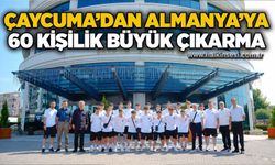 Çaycuma’dan Almanya’ya 60 kişilik büyük çıkarma