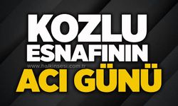 Kozlu esnafının acı günü