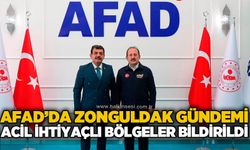 AFAD'da Zonguldak gündemi: Acil ihtiyaçlı bölgeler bildirildi