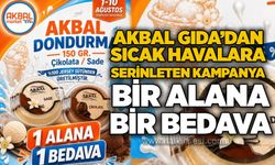 Akbal Gıda’dan sıcak havalara serinleten kampanya: Bir alana bir bedava