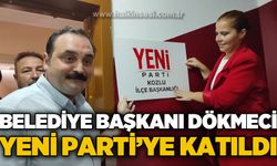 Kozlu Belediye Başkanı Altuğ Dökmeci Yeni Parti'ye katıldı