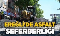 Ereğli'de asfalt seferberliği