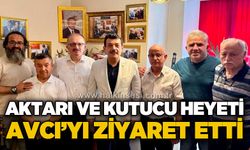 Milletvekili Muammer Avcı'ya Abdülkadir Aktarı ve Erdoğan Kutucu heyetinden ziyaret