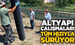 Altyapı çalışmaları devam ediyor: Başkan Vedat Öztürk son durum hakkında bilgi aldı