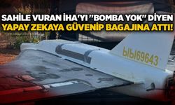 Sahile vuran İHA'yı "bomba yok" diyen yapay zekaya güvenip bagajına attı!