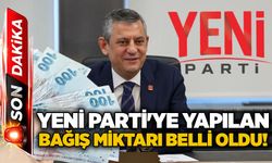 Yeni Parti'ye yapılan bağış miktarı belli oldu!