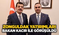 Zonguldak yatırımları Bakan Kacır ile görüşüldü