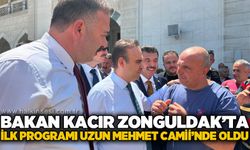 Bakan Kacır Zonguldak’ta: İlk programı Uzun Mehmet Camii’nde oldu