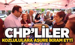 CHP’liler, Kozlululara aşure ikram etti